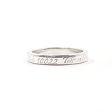 TIFFANY&Co. ティファニー ノーツ ナロー ニューヨーク リング・指輪
 シルバー925 7.5 シルバー【中古】
 レディース