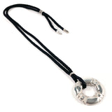 TIFFANY&Co. ティファニー アトラス サークル ネックレス
 シルバー925/シルクコード シルバー シルバー【中古】
 レディース