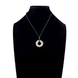 TIFFANY&Co. ティファニー アトラス サークル ネックレス
 シルバー925/シルクコード シルバー シルバー【中古】
 レディース