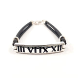 TIFFANY&Co. ティファニー アトラス ニューメリック ブレスレット
 シルバー925/ラバー シルバー シルバー【中古】
 レディース