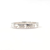 TIFFANY&Co. ティファニー ノーツ ナロー ニューヨーク リング・指輪
 シルバー925 7.5 シルバー【中古】
 レディース