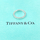 TIFFANY&Co. ティファニー ノーツ ナロー ニューヨーク リング・指輪
 シルバー925 7.5 シルバー【中古】
 レディース