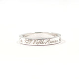 TIFFANY&Co. ティファニー ノーツ ナロー ニューヨーク リング・指輪
 シルバー925 7.5 シルバー【中古】
 レディース