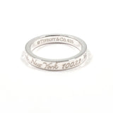 TIFFANY&Co. ティファニー ノーツ ナロー ニューヨーク リング・指輪
 シルバー925 7.5 シルバー【中古】
 レディース