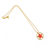 Christian Dior クリスチャンディオール サークル スター ロゴ ネックレス
 メタル ゴールド ゴールド【中古】
 レディース