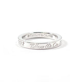 TIFFANY&Co. ティファニー ノーツ ナロー ニューヨーク リング・指輪
 シルバー925 9 シルバー【中古】
 レディース