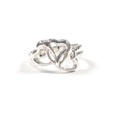 TIFFANY&Co. ティファニー トリプルハート リング・指輪
 シルバー925 11 シルバー【中古】
 レディース