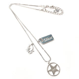 Christian Dior クリスチャンディオール ネックレス
 メタル シルバー【中古】
 レディース