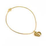 Christian Dior クリスチャンディオール CDロゴ ブレスレット
 メタル ゴールド【中古】
 レディース