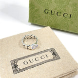 GUCCI グッチ インターロッキング G リング・指輪
 シルバー925/エナメル 9 シルバー シルバー【中古】
 レディース