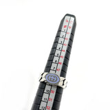 GUCCI グッチ インターロッキング G リング・指輪
 シルバー925/エナメル 9 シルバー シルバー【中古】
 レディース