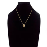 Christian Dior クリスチャンディオール ハート ロゴ ヴィンテージ ネックレス
 GP/ラインストーン ゴールド【中古】
 レディース