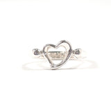 TIFFANY&Co. ティファニー オープンハート エルサペレッティ リング・指輪
 シルバー925 11 シルバー【中古】
 レディース