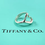 TIFFANY&Co. ティファニー オープンハート エルサペレッティ リング・指輪
 スターリングシルバー 10.5 シルバー【中古】
 レディース