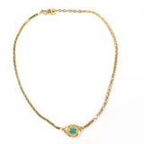 Christian Dior クリスチャンディオール ネックレス
 メタル/ラインストーン ゴールド【中古】
 レディース