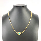 Christian Dior クリスチャンディオール ネックレス
 メタル/ラインストーン ゴールド【中古】
 レディース