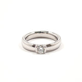 TIFFANY&Co. ティファニー ドッツソリティアリング リング・指輪
 Pt950プラチナ/ダイヤモンド 8 シルバー【中古】
 レディース