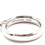 TIFFANY&Co. ティファニー ドッツソリティアリング リング・指輪
 Pt950プラチナ/ダイヤモンド 8 シルバー【中古】
 レディース
