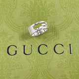 GUCCI グッチ ブランデッド カットアウトG リング・指輪
 シルバー925 14 シルバー【中古】
 ユニセックス