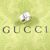 GUCCI グッチ ブランデッド カットアウトG リング・指輪
 シルバー925 9.5 シルバー【中古】
 レディース