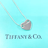 TIFFANY&Co. ティファニー ハートプレート ネックレス
 シルバー925 シルバー【中古】
 レディース