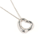 TIFFANY&Co. ティファニー オープンハート エルサペレッティ ネックレス
 シルバー925 シルバー【中古】
 レディース