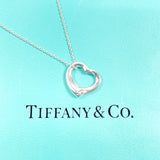 TIFFANY&Co. ティファニー オープンハート エルサペレッティ ネックレス
 シルバー925 シルバー【中古】
 レディース