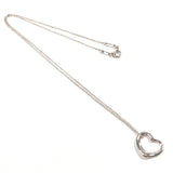 TIFFANY&Co. ティファニー オープンハート エルサペレッティ ネックレス
 シルバー925 シルバー【中古】
 レディース
