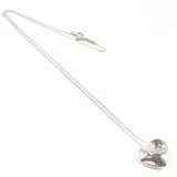 TIFFANY&Co. ティファニー フォールドハート ネックレス
 シルバー925 シルバー【中古】
 レディース