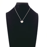 TIFFANY&Co. ティファニー フォールドハート ネックレス
 シルバー925 シルバー【中古】
 レディース
