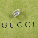 GUCCI グッチ ブランデッド カットアウトG リング・指輪
 シルバー925 8.5 シルバー【中古】
 レディース