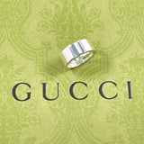 GUCCI グッチ ブランデッド カットアウトG リング・指輪
 シルバー925 12 シルバー【中古】
 ユニセックス
