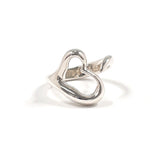 TIFFANY&Co. ティファニー オープンハート エルサペレッティ リング・指輪
 シルバー925 9 シルバー【中古】
 レディース