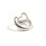 TIFFANY&Co. ティファニー オープンハート エルサペレッティ リング・指輪
 シルバー925 9 シルバー【中古】
 レディース