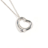TIFFANY&Co. ティファニー オープンハート エルサペレッティ ネックレス
 シルバー925 シルバー【中古】
 レディース