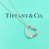 TIFFANY&Co. ティファニー オープンハート エルサペレッティ ネックレス
 シルバー925 シルバー【中古】
 レディース