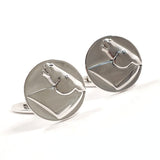 Georg Jensen ジョージジェンセン ホースモチーフ カフス
 シルバー925 シルバー【中古】
 メンズ