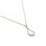 TIFFANY&Co. ティファニー オープン ティアドロップ エルサペレッティ ネックレス
 シルバー925 シルバー【中古】
 レディース