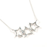 TIFFANY&Co. ティファニー トリプルスター ネックレス
 シルバー925 シルバー【中古】
 レディース