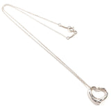 TIFFANY&Co. ティファニー オープンハート エルサペレッティ ネックレス
 シルバー925/ダイヤモンド シルバー【中古】
 レディース