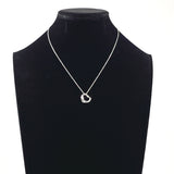 TIFFANY&Co. ティファニー オープンハート エルサペレッティ ネックレス
 シルバー925/ダイヤモンド シルバー【中古】
 レディース