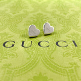 GUCCI グッチ トレードマーク ハート ピアス
 シルバー925 シルバー【中古】
 レディース