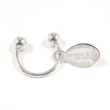 TIFFANY&Co. ティファニー オーバル タグ キーリング リターントゥ キーホルダー
 シルバー925 シルバー【中古】
 ユニセックス