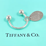 TIFFANY&Co. ティファニー オーバル タグ キーリング リターントゥ キーホルダー
 シルバー925 シルバー【中古】
 ユニセックス