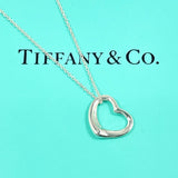 TIFFANY&Co. ティファニー オープンハート エルサペレッティ ネックレス
 シルバー925 シルバー【中古】
 レディース