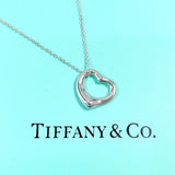 TIFFANY&Co. ティファニー オープンハート エルサペレッティ ネックレス
 シルバー925 シルバー【中古】
 レディース