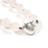 TIFFANY&Co. ティファニー ハートノック ブレスレット
 シルバー925/ローズクォーツ ピンク ピンク【中古】
 レディース