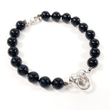 TIFFANY&Co. ティファニー ハートノック ブレスレット
 シルバー925/オニキス ブラック ブラック【中古】
 レディース