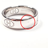 HERMES エルメス エクリプス リュバン リング・指輪
 K18ホワイトゴールド 10.5 シルバー【中古】
 レディース