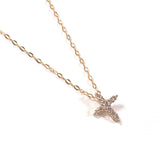 no brand ノーブランド クロスモチーフ ネックレス
 K18ピンクゴールド ピンクゴールド【中古】
 レディース